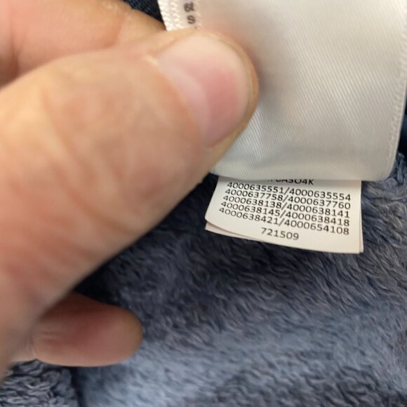 The North Face Womens Half-Zip Pullover Jacket Small Fuzzy Fleece Blue & Gray - Picture 8 of 13